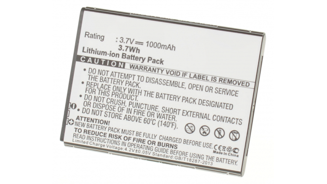 Аккумуляторная батарея для телефона, смартфона Samsung GT-S5831. Артикул iB-M1028.Емкость (mAh): 1000. Напряжение (V): 3,7