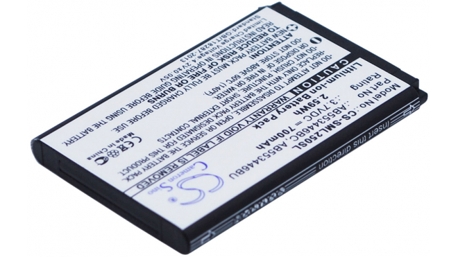 Аккумуляторная батарея для телефона, смартфона Samsung SGH-L258. Артикул iB-M2635.Емкость (mAh): 700. Напряжение (V): 3,7