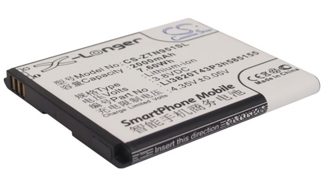 Аккумуляторная батарея iBatt iB-M1372 для телефонов, смартфонов CRICKETЕмкость (mAh): 2000. Напряжение (V): 3,8