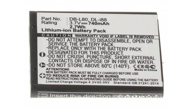Аккумуляторная батарея D-Li88 для фотоаппаратов и видеокамер Panasonic. Артикул iB-F227.Емкость (mAh): 740. Напряжение (V): 3,7