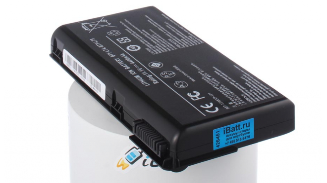 Аккумуляторная батарея для ноутбука MSI Megabook CR620. Артикул iB-A440.Емкость (mAh): 4400. Напряжение (V): 11,1