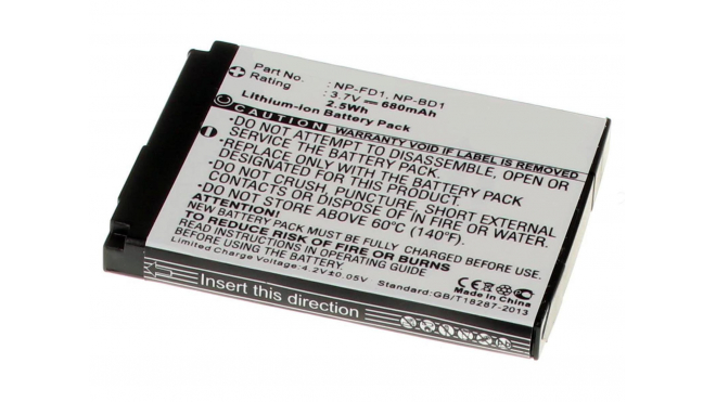 Аккумуляторные батареи для фотоаппаратов и видеокамер Sony Cyber-shot DSC-T90Емкость (mAh): 680. Напряжение (V): 3,7