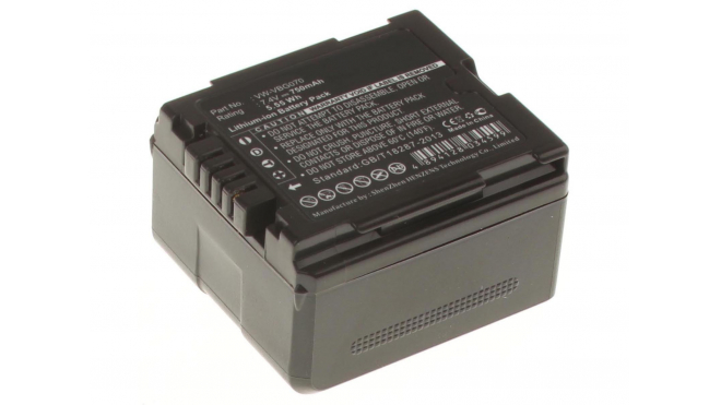 Аккумуляторные батареи для фотоаппаратов и видеокамер Panasonic NV-GS328GKЕмкость (mAh): 750. Напряжение (V): 7,4