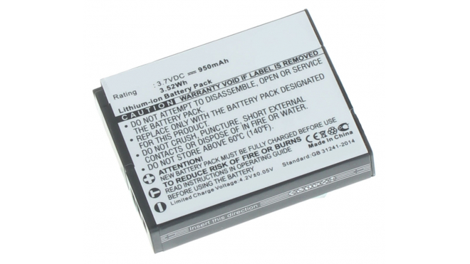 Аккумуляторные батареи для фотоаппаратов и видеокамер Panasonic Lumix DMC-TZ40WЕмкость (mAh): 950. Напряжение (V): 3,7