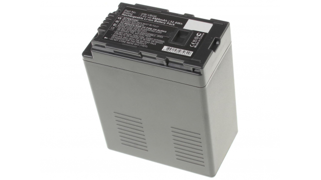 Аккумуляторные батареи для фотоаппаратов и видеокамер Panasonic HDC-SD5GC-KЕмкость (mAh): 4400. Напряжение (V): 7,4