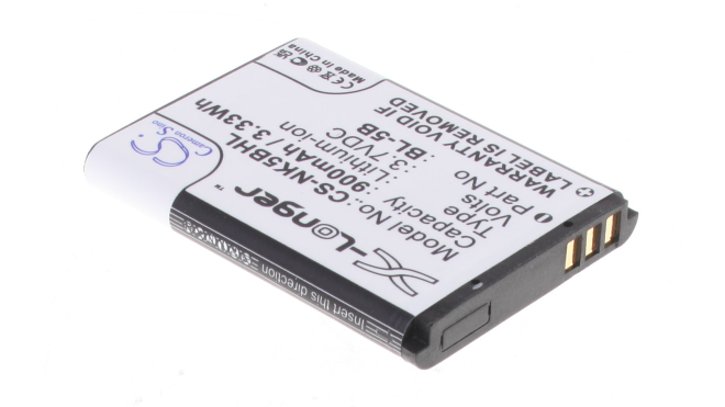 Аккумуляторная батарея BL-5V для фотоаппаратов и видеокамер BLU. Артикул iB-F653.Емкость (mAh): 900. Напряжение (V): 3,7