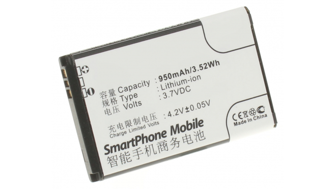 Аккумуляторная батарея для телефона, смартфона Huawei U2800. Артикул iB-M577.Емкость (mAh): 950. Напряжение (V): 3,7