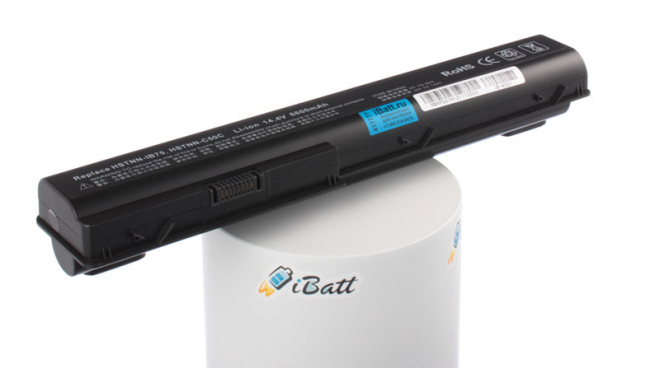 Аккумуляторная батарея iBatt iB-A331 для ноутбука HP-CompaqЕмкость (mAh): 6600. Напряжение (V): 14,4
