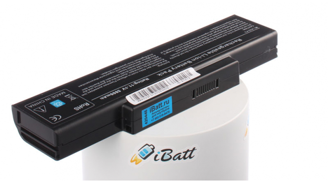 Аккумуляторная батарея для ноутбука Asus M51A. Артикул iB-A161X.Емкость (mAh): 5800. Напряжение (V): 11,1