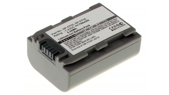 Аккумуляторные батареи для фотоаппаратов и видеокамер Sony DCR-DVD905EЕмкость (mAh): 750. Напряжение (V): 7,4