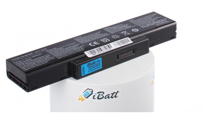 Аккумуляторная батарея CBPIL44 для ноутбуков MSI. Артикул iB-A229X.Емкость (mAh): 5800. Напряжение (V): 11,1