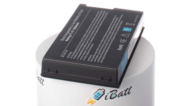 Аккумуляторная батарея для ноутбука Asus N81Vp. Артикул iB-A176H.Емкость (mAh): 5200. Напряжение (V): 11,1