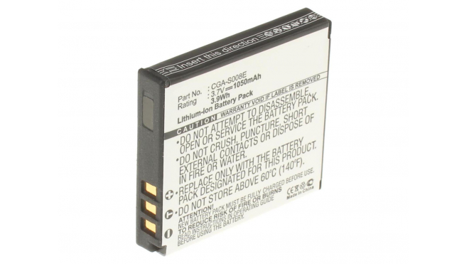Аккумуляторная батарея BP-DC6-U для фотоаппаратов и видеокамер Panasonic. Артикул iB-F187.Емкость (mAh): 1050. Напряжение (V): 3,7