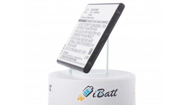 Аккумуляторная батарея iBatt iB-M812 для телефонов, смартфонов SamsungЕмкость (mAh): 2400. Напряжение (V): 3,8