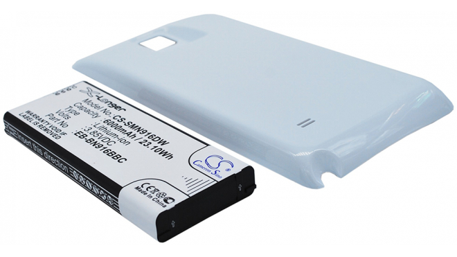 Аккумуляторная батарея EB-BN916BBC для телефонов, смартфонов Samsung. Артикул iB-M759.Емкость (mAh): 6000. Напряжение (V): 3,85