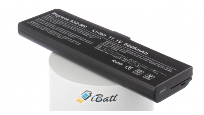 Аккумуляторная батарея A32-M9 для ноутбуков Asus. Артикул iB-A237.Емкость (mAh): 6600. Напряжение (V): 11,1