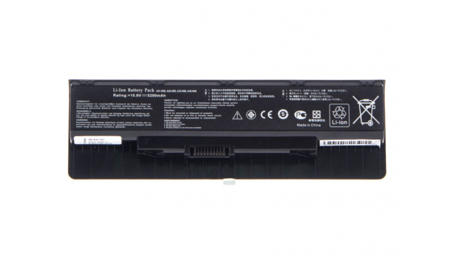 Аккумуляторная батарея для ноутбука Asus N46VJ (i5). Артикул iB-A413H.Емкость (mAh): 5200. Напряжение (V): 10,8