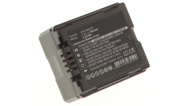 Аккумуляторные батареи для фотоаппаратов и видеокамер Panasonic GS98GKЕмкость (mAh): 750. Напряжение (V): 7,4