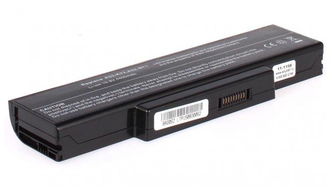Аккумуляторная батарея для ноутбука Asus Pro78VG. Артикул 11-1158.Емкость (mAh): 4400. Напряжение (V): 10,8
