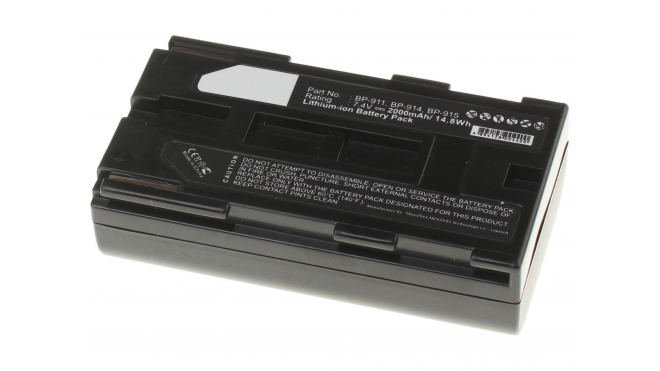 Аккумуляторная батарея BP-911K для фотоаппаратов и видеокамер Canon. Артикул iB-F110.Емкость (mAh): 2000. Напряжение (V): 7,4