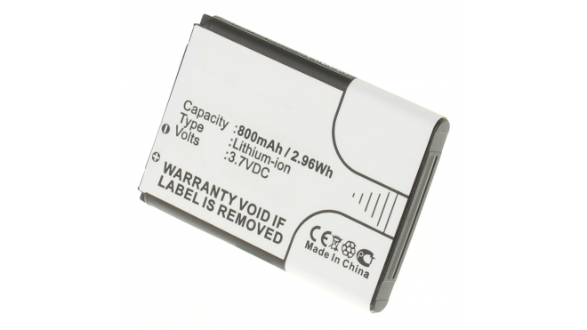 Аккумуляторная батарея для телефона, смартфона Samsung GT-E1232B. Артикул iB-M256.Емкость (mAh): 800. Напряжение (V): 3,7