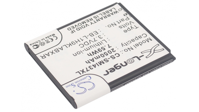 Аккумуляторная батарея iBatt iB-M549 для телефонов, смартфонов SamsungЕмкость (mAh): 2050. Напряжение (V): 3,7