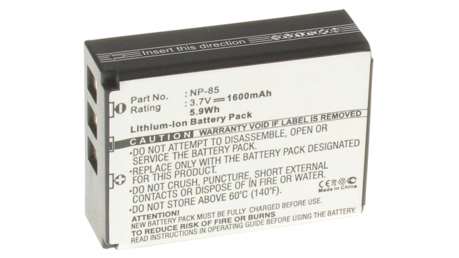 Батарея iB-F151Емкость (mAh): 1600. Напряжение (V): 3,7