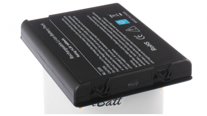 Аккумуляторная батарея для ноутбука Acer Aspire 1671WLMi. Артикул iB-A273.Емкость (mAh): 4400. Напряжение (V): 14,8