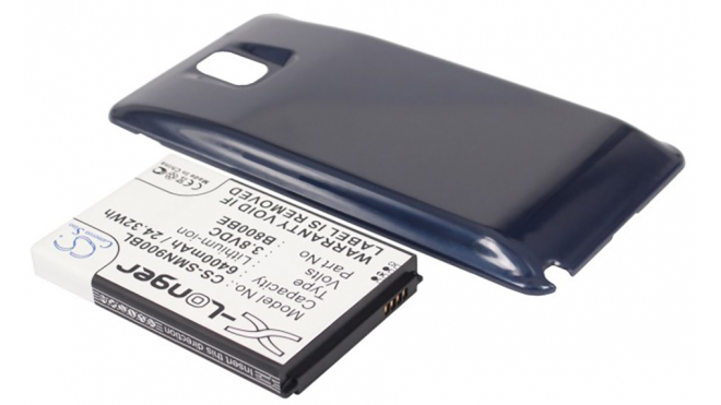 Аккумуляторная батарея для телефона, смартфона Samsung SM-N900S Galaxy Note 3 LTE -A. Артикул iB-M583.Емкость (mAh): 6400. Напряжение (V): 3,8