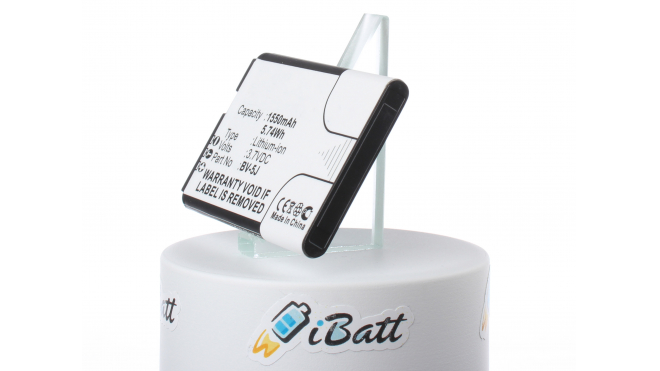 Аккумуляторная батарея iBatt iB-M2267 для телефонов, смартфонов MicrosoftЕмкость (mAh): 1550. Напряжение (V): 3,7