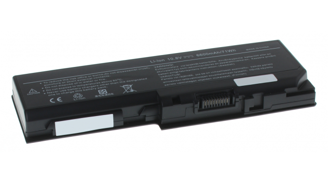 Аккумуляторная батарея для ноутбука Toshiba Satellite L350D-215. Артикул 11-1542.Емкость (mAh): 6600. Напряжение (V): 11,1