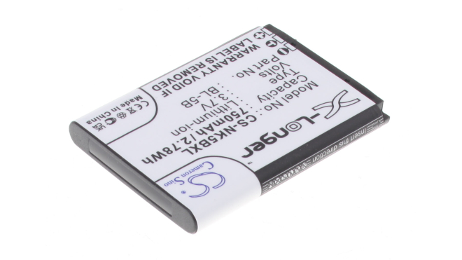 Аккумуляторная батарея BL-5V для фотоаппаратов и видеокамер BLU. Артикул iB-F654.Емкость (mAh): 750. Напряжение (V): 3,7