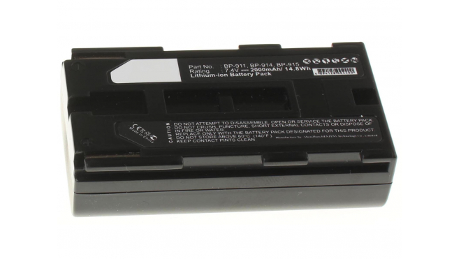 Аккумуляторная батарея BP-924 для фотоаппаратов и видеокамер Canon. Артикул iB-F110.Емкость (mAh): 2000. Напряжение (V): 7,4