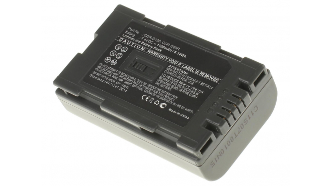 Аккумуляторные батареи для фотоаппаратов и видеокамер Panasonic PV-GS2Емкость (mAh): 1100. Напряжение (V): 7,4