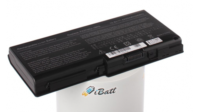 Аккумуляторная батарея для ноутбука Toshiba Satellite P500-ST68X2. Артикул 11-1320.Емкость (mAh): 4400. Напряжение (V): 10,8