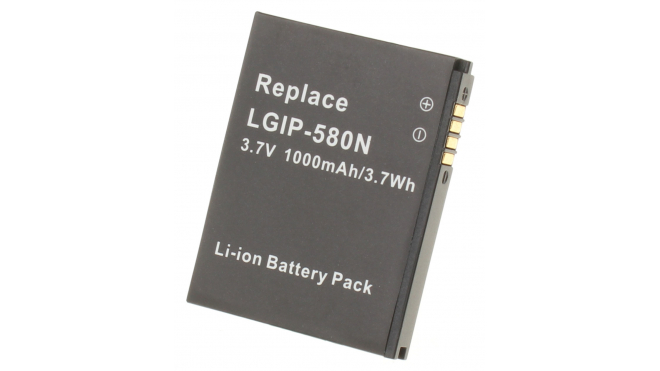 Аккумуляторная батарея для телефона, смартфона LG LX610 Lotus Elite. Артикул iB-M440.Емкость (mAh): 900. Напряжение (V): 3,7