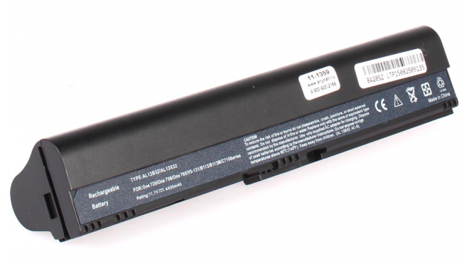Аккумуляторная батарея для ноутбука Acer Aspire One 756-877B1bb. Артикул 11-1359.Емкость (mAh): 4400. Напряжение (V): 11,1
