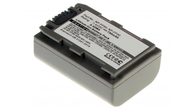 Аккумуляторные батареи для фотоаппаратов и видеокамер Sony HDR-HC3Емкость (mAh): 750. Напряжение (V): 7,4