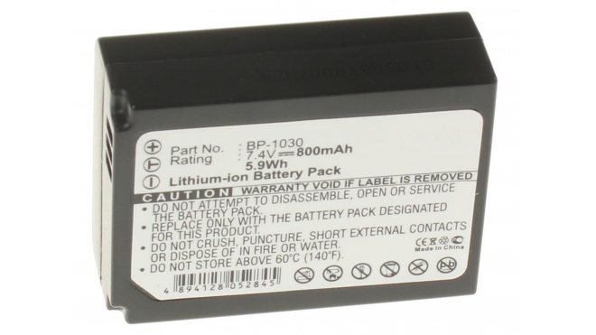 Аккумуляторные батареи для фотоаппаратов и видеокамер Samsung NX310Емкость (mAh): 800. Напряжение (V): 7,4