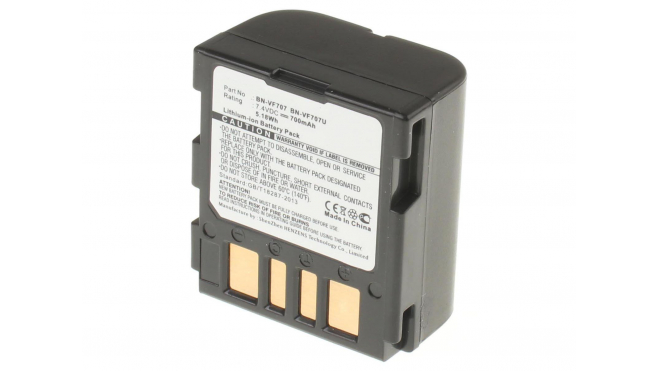 Аккумуляторные батареи для фотоаппаратов и видеокамер JVC GZ-MG47EЕмкость (mAh): 700. Напряжение (V): 7,4