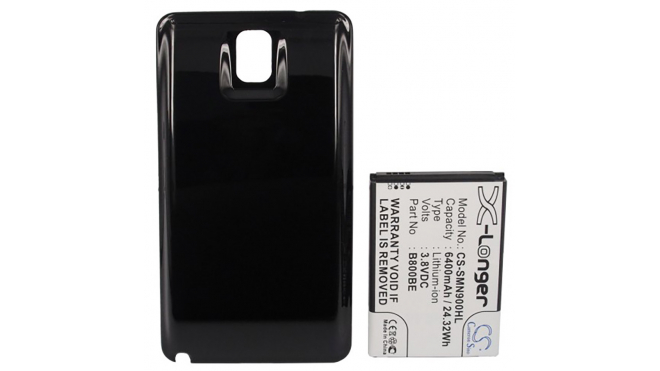 Аккумуляторная батарея для телефона, смартфона Samsung SM-N900A. Артикул iB-M580.Емкость (mAh): 6400. Напряжение (V): 3,8