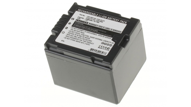 Аккумуляторные батареи для фотоаппаратов и видеокамер Panasonic VDR-D250Емкость (mAh): 1440. Напряжение (V): 7,4