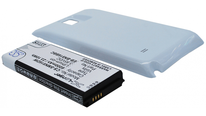 Аккумуляторная батарея для телефона, смартфона Samsung SM-N9100 Galaxy Note 4 Duos. Артикул iB-M759.Емкость (mAh): 6000. Напряжение (V): 3,85