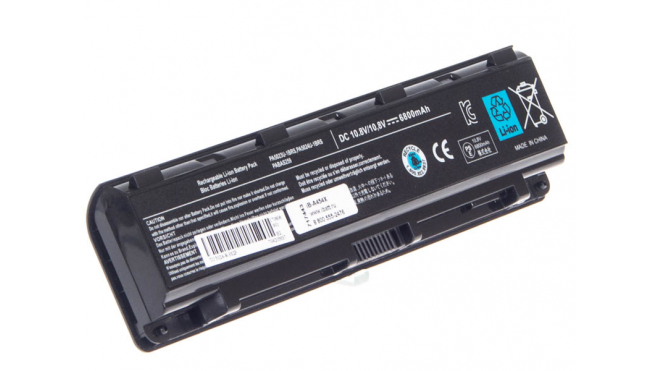 Аккумуляторная батарея для ноутбука Toshiba Satellite C75-A-10R. Артикул iB-A454X.Емкость (mAh): 6800. Напряжение (V): 10,8