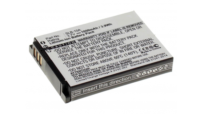 Аккумуляторные батареи для фотоаппаратов и видеокамер Samsung HMX-U10SPЕмкость (mAh): 1050. Напряжение (V): 3,7