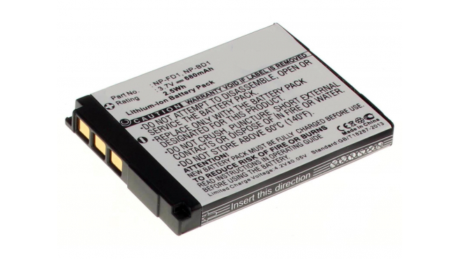 Аккумуляторные батареи для фотоаппаратов и видеокамер Sony Cyber-shot DSC-T75Емкость (mAh): 680. Напряжение (V): 3,7