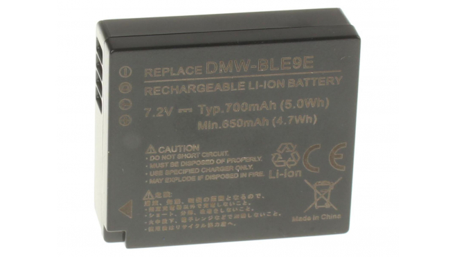 Аккумуляторная батарея DMW-BLE9E для фотоаппаратов и видеокамер Leica. Артикул iB-F231.Емкость (mAh): 750. Напряжение (V): 7,4