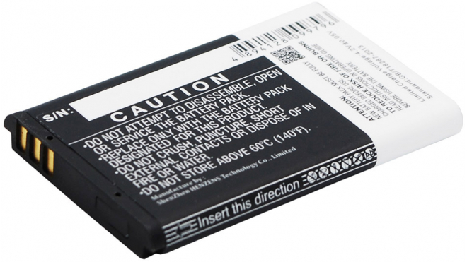 Аккумуляторная батарея 300D006018F для телефонов, смартфонов Hyundai. Артикул iB-M1559.Емкость (mAh): 1200. Напряжение (V): 3,7