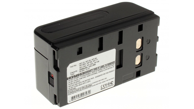 Аккумуляторные батареи для фотоаппаратов и видеокамер Sony CCD-TR505KЕмкость (mAh): 4200. Напряжение (V): 6