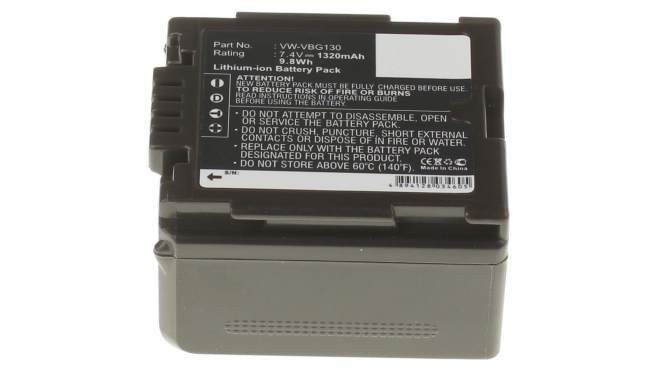 Аккумуляторные батареи для фотоаппаратов и видеокамер Panasonic AG-AC160EJЕмкость (mAh): 1320. Напряжение (V): 7,4